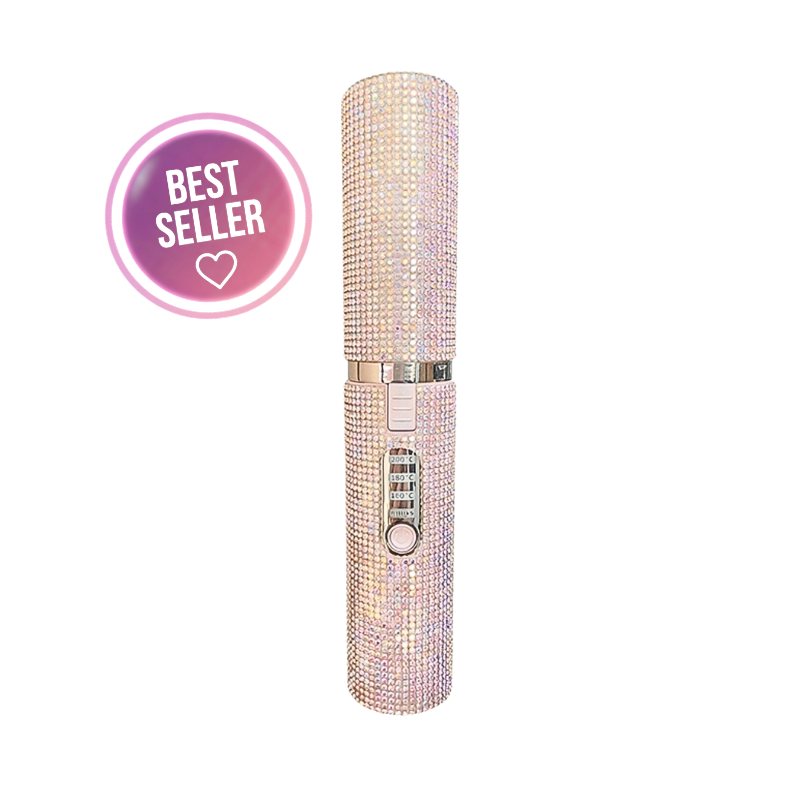 Mini Lisseur sans fil SLIIK™ - Diamants Roses SLIIK